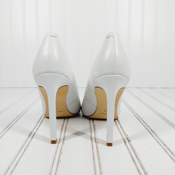 Nine West White Heels - Picture 6 of 13